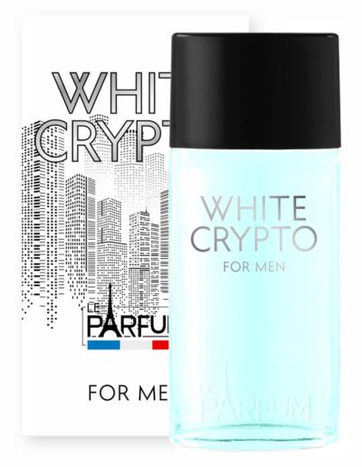 White Crypto Parfum pour Hommes 75ml. | Le Parfum de France